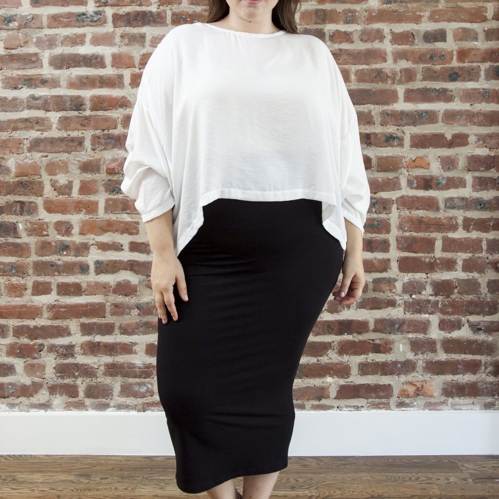 Mimu Maxi black skirt legging